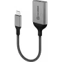 ALOGIC Ultra Series Charging Combo Adapter - USB-adapter - 24 pin USB-C (M) to 24 pin USB-C (W) - 10 cm - Toiteplokk + heli USB kaudu, toetab Power Delivery 3.0 - must, Spa