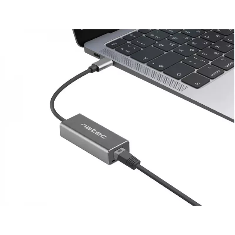 NATEC Cricket USB 3.2 Gen 1 USB-C hall Ethernet Hub 1000 Mbit/s