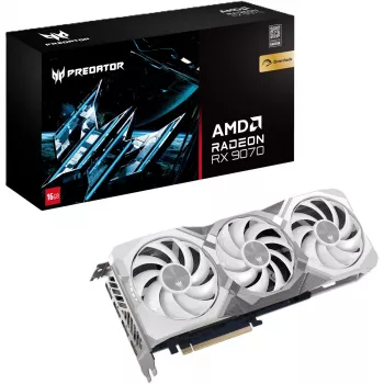 Graafikakaart Acer Predator BiFrost Radeon RX 9070 OC 16GB valge väljalase