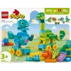 Ehituskomplekt LEGO DUPLO 10451 Dinosaurused ratastel 3-in-1 komplekt, 108 tk, vanus 3+, kõrgus 220 mm