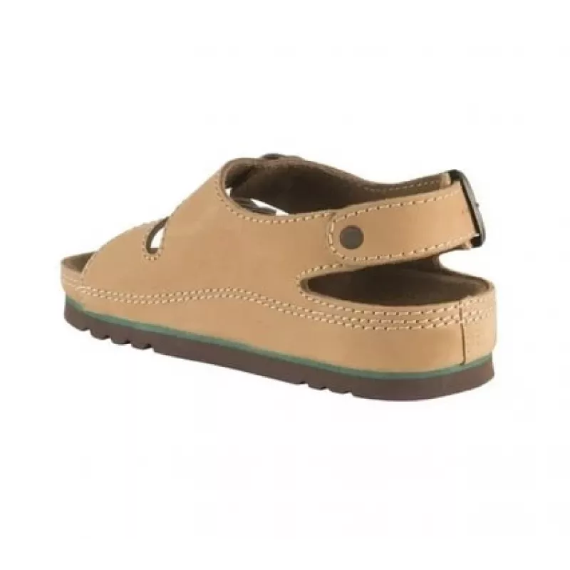 Scholl Air Bag Back Strap Comfortable Sandals Brown 36