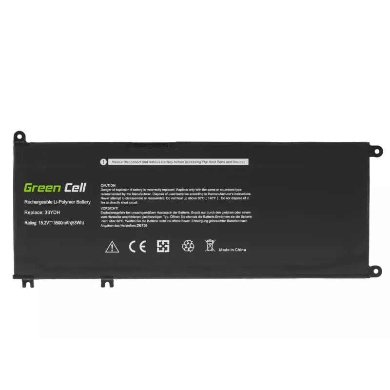Aku roheline Cell DE138 DELL Inspiron G3 G5 G7 Latitude jaoks