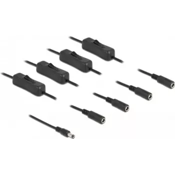 DC kaabel DeLOCK 86796 5,5 x 2,1 mm isane 4 emasele lülitiga 1 m
