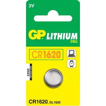 Ühekordne aku GP Batteries CR1620 liitiumelement
