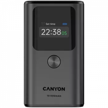 Kaasaskantav toitepank CANYON OnPower 130 TFT 10000 mAh