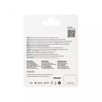 MicroSDXC mälukaart PATRIOT 512GB V30 U3 Class 10, lugemine 90 MB/s, kirjutamine 80 MB/s, kirjutuskaitse lülitiga