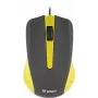 USB-juhtmega hiir, 3 nuppu, kummeeritud pind