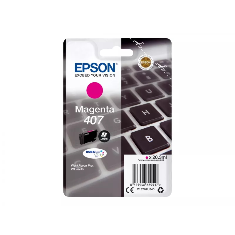 Tindikassett Epson C13T07U340 magenta High (XL) saagis WF-4745 seeriale