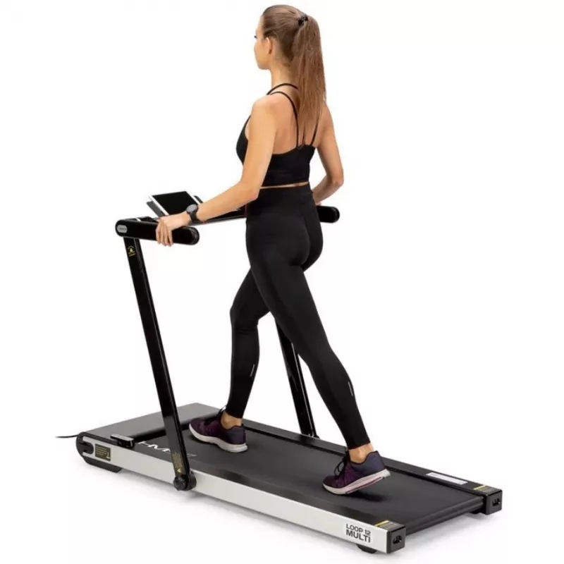 HMS LOOP12 MULTI elektriline jooksulint lauaga 1-12 km/h, must