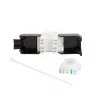LogiLink NK4066 Keystone'i moodul, lame, must ja valge, RJ-45