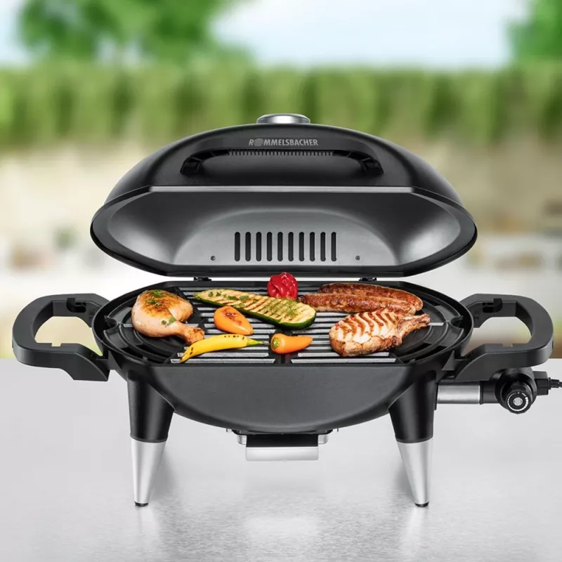 ROMMELSBACHER BBQ 4000, 2200 W, grill, elektriline, 300 °C, lauale, roostevaba
