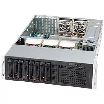 Supermicro 3U 8x 3,5-tolline vahetatav SAS/SATA serverikere 2x 800W