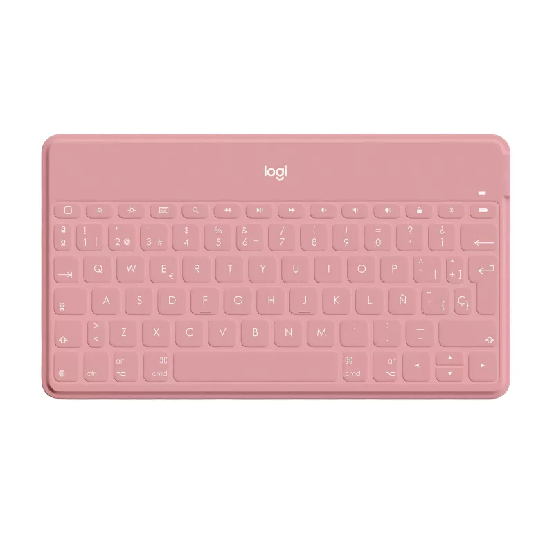 Logitech Keys-To-Go - klaviatuur - Bluetooth - QWERTY - hispaania - roosakas - Apple iPad/iPhone/TV jaoks