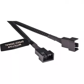 Pikenduskaabel Alphacool 18674 Plast Must 300 mm