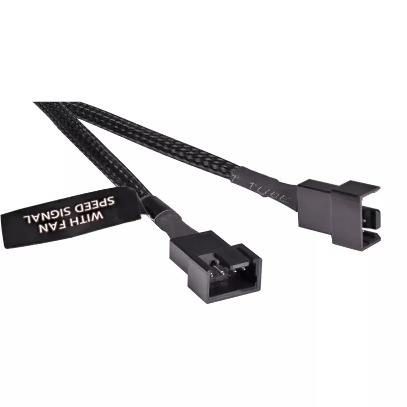 Pikenduskaabel Alphacool 18674 Plast Must 300 mm