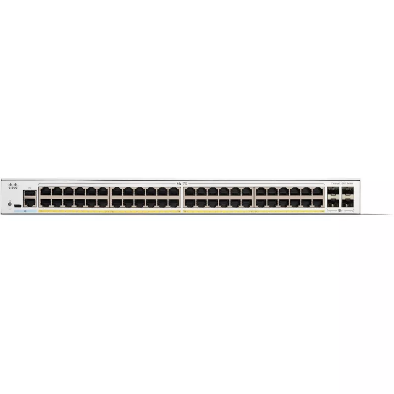 Hallatav kommutaator Cisco Catalyst 1300-48FP-4X, 48 pordiga GE, täielik PoE, 4x10GE SFP+