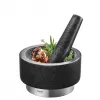 Mortar GEFU 35300 Must Roostevaba Teras Graniit 14 cm