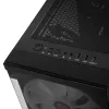 SILENOS PRO must versioon ARGB-ventilaatoriga karastatud klaasiga