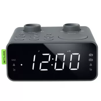 Muse Dual Alarm Clock Radio | M-17 LG | Äratusfunktsioon | AUX-sisend