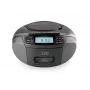 Raadiomängija JVC RC-E444B must, CD-mängija ja FM-tuuneriga