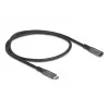 DeLOCK USB-pikenduskaabel USB USB-C isaselt emasele 10 Gbps 0,5 m hall metallist