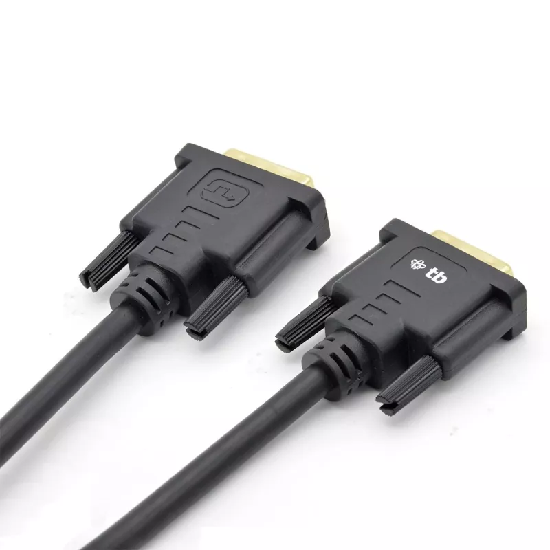 TB MM DVI 24+1 kaabel 1,8 m, must, kuldne (AKTBXVD24DVI18B)