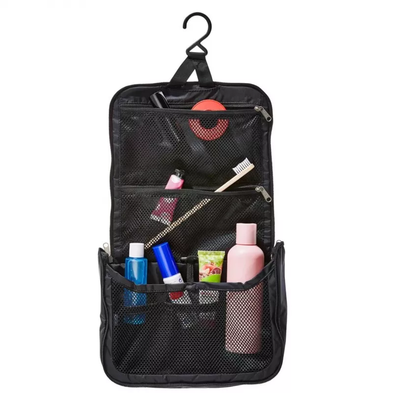Tualett-tarvete kott DEUTER Wash Center Lite II — kompaktne riputatav pesukott, must