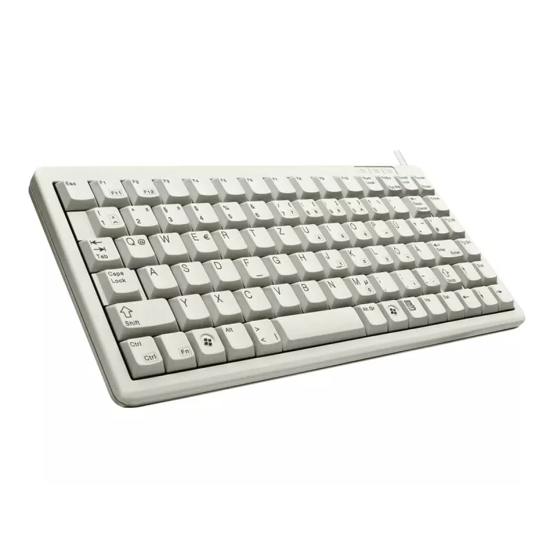 Cherry G84-4100 kompaktne klaviatuur, helehall, USB/PS/2
