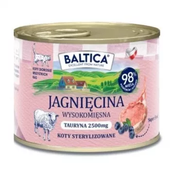 BALTICA regionaalsed maitsed Lamb - märg kassitoit - 185g