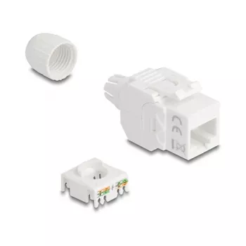 RJ45 Keystone-moodul DELOCK 90721 Cat.6A UTP 180° pistikupesa LSA