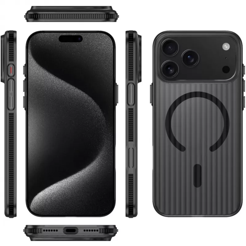 4smarts Design Case Aero iPhone 17 Pro Max jaoks, must (541642)