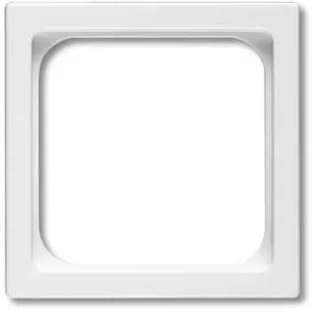 Kruvideta seinakarbi kate Busch-Jaeger 1746/10-84 Valge, 63×63 mm, aken 51×51 mm