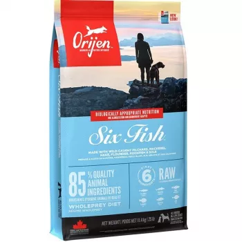 ORIJEN Six Fish - kuiv koeratoit - 11,4 kg