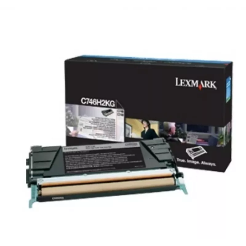 LEXMARK C746H3KG toonerikassett Lexmark must ettevõtteklassi, 12000 lk. C746dn / C746dtn / C746n / C74