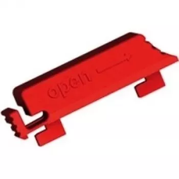 Kaabliside Bachmann 940.103, plastist, punane, 12 tk