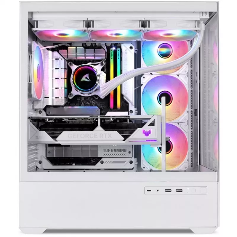 PC korpus Sharkoon AK6 RGB, ATX, valge