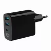 Gembird TA-UC-PDQC30LCD-BK-02 mobiilseadme laadija Universaalne Must AC Kiirlaadimine Siseruumides
