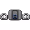 Laua 2.1 kõlarid DEFENDER V13 — 11 W RMS (6 W satelliidid, 5 W bassikõlar), USB-toitega, 3,5 mm sisend, must