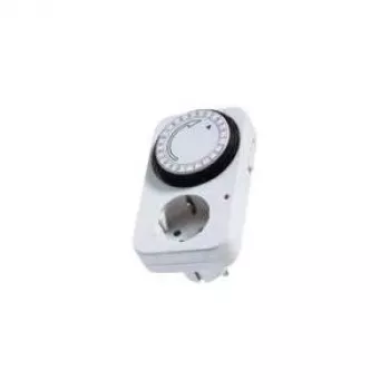 Päevataimer Bachmann 24h 1x Schuko 16A/230V~/3680W Valge