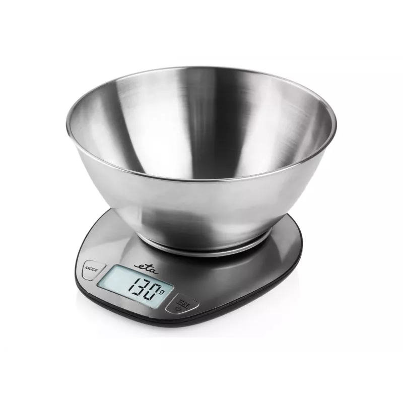 Elektrooniline köögikaal ETA Dori roostevaba teras, 5 kg kandevõime, 1 g täpsus