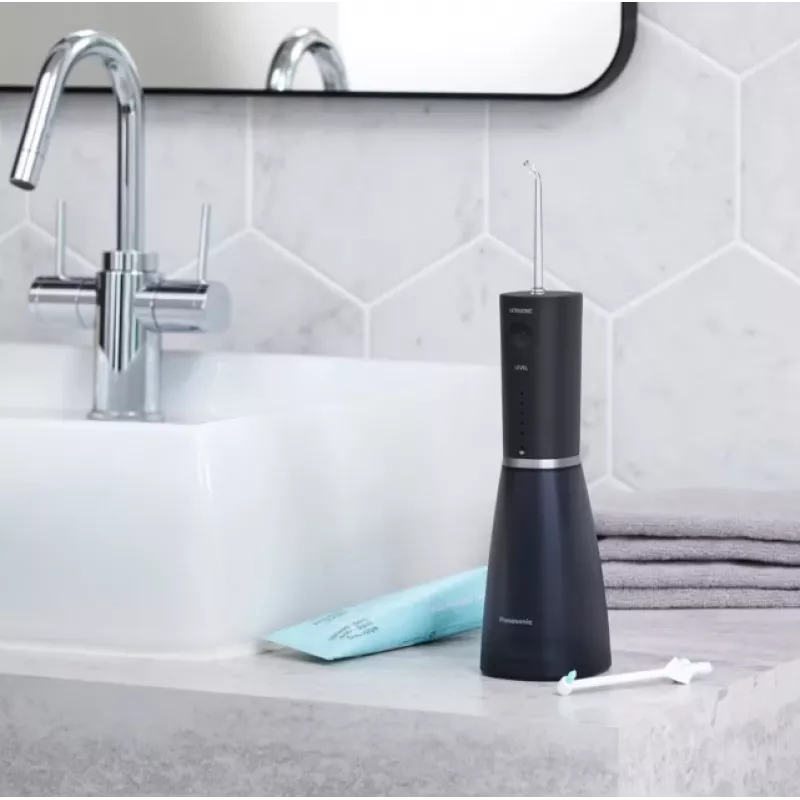 Panasonic suuõõne irrigaator | EW-DJ86-K503 | Juhtmevaba | 200 ml | Otsikute arv 2 | Must