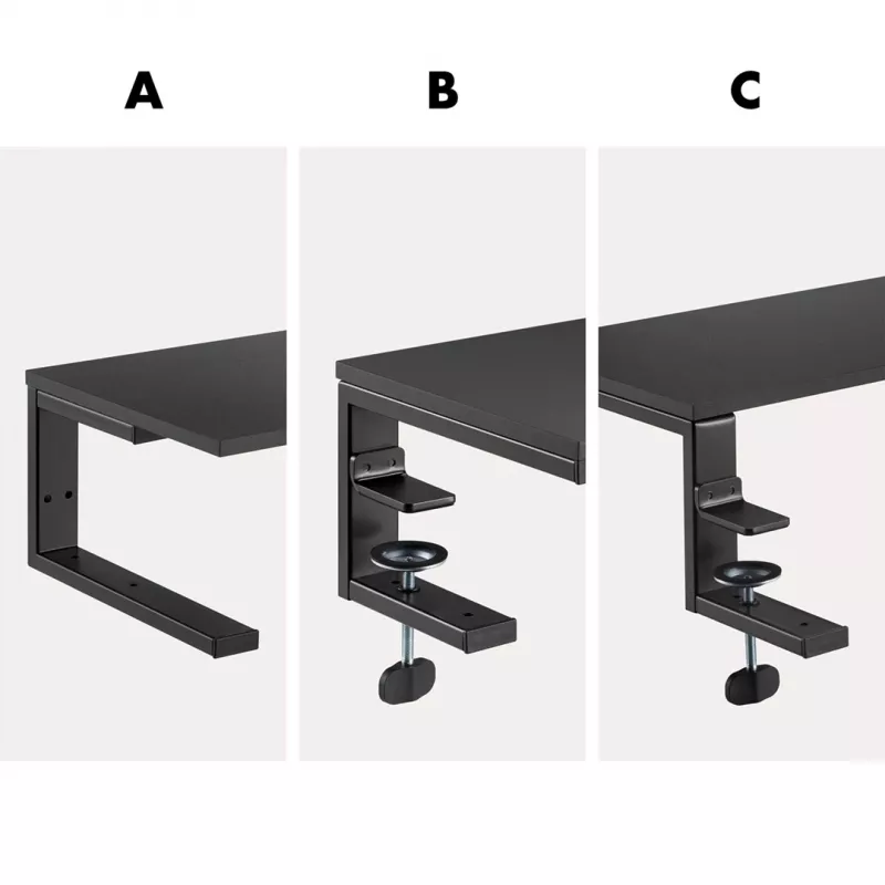 Ergo Office sülearvuti / monitori alus, max koormus 20kg, diagonaalile 13-32, must, ER-303 B