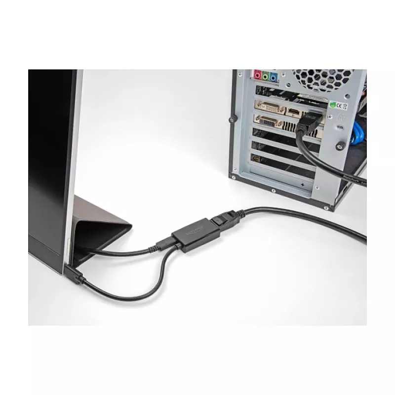 Adapter DisplayPort female to USB USB-C male DeLOCK 4K PD 85W