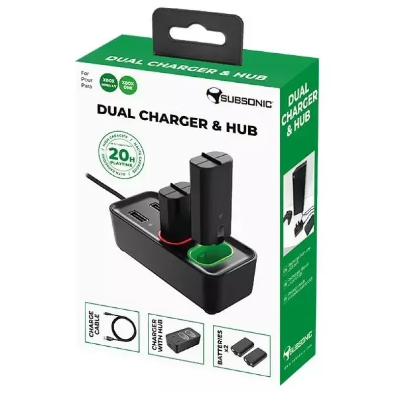 Akude laadimiskomplekt Subsonic SA5704 Xbox One Series S X jaoks