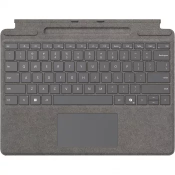 Microsoft Surface Pro klaviatuur QWERTZ saksa plaatina puuteplaadiga