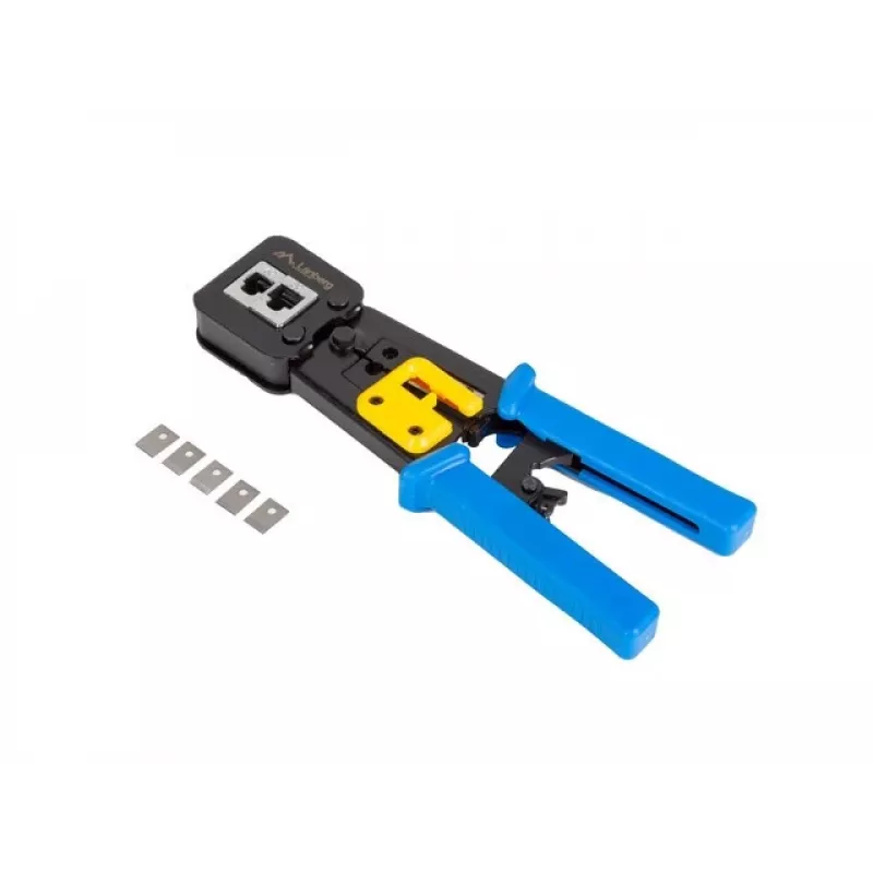 Pressimistööriist LANBERG NT-0204 RJ-45 pistikutele, must/sinine, 272×110,5×30 mm, 140 g