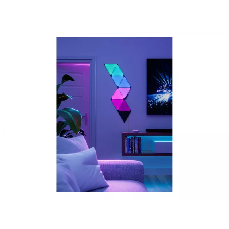 Nutipaneel Nanoleaf NL47-0101TW-3PK Wi-Fi Must 3 tk