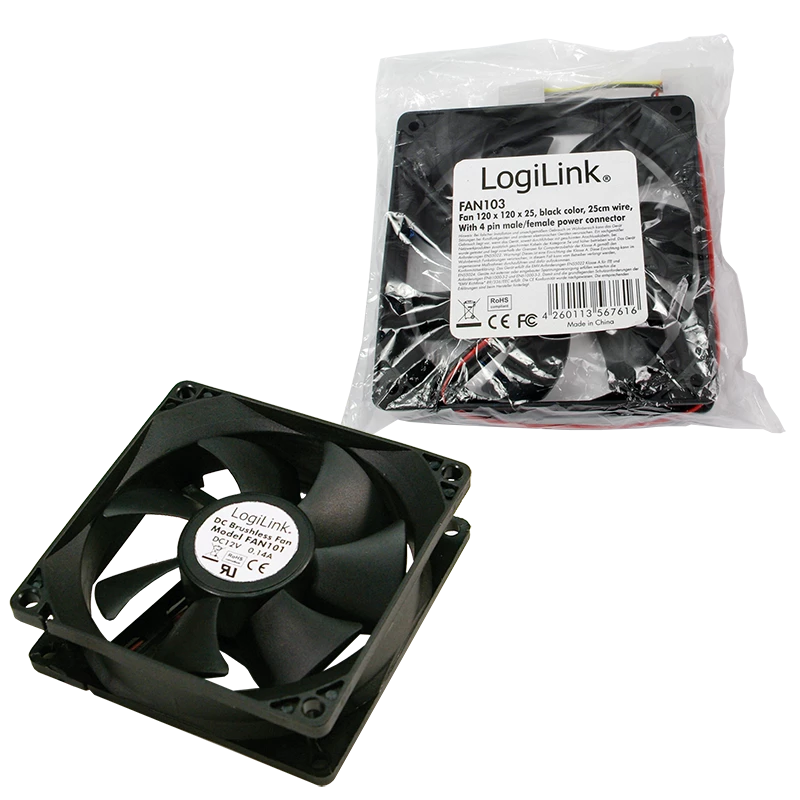 LogiLink FAN103 arvutikorpuse jahutusventilaator