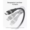 USB-C — USB-C kaabel Anker A82E2 — 0,9 m, USB-C USB-C-le, must