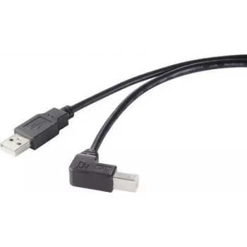 Renkforce RF-4613068 USB-kaabel 0,5 m USB 2.0 USB A USB B Must (RF-4613068)